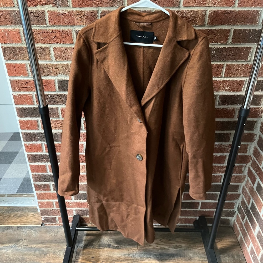Brown jacket- perfect for fall. NEW! Never worn.
